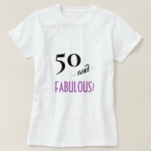 Retro Lavender 50 en FABULOUS! 50ste verjaardag
