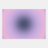 Retro Lavender Paarse gradiënt Inpakpapier Vel (Voorkant 3)