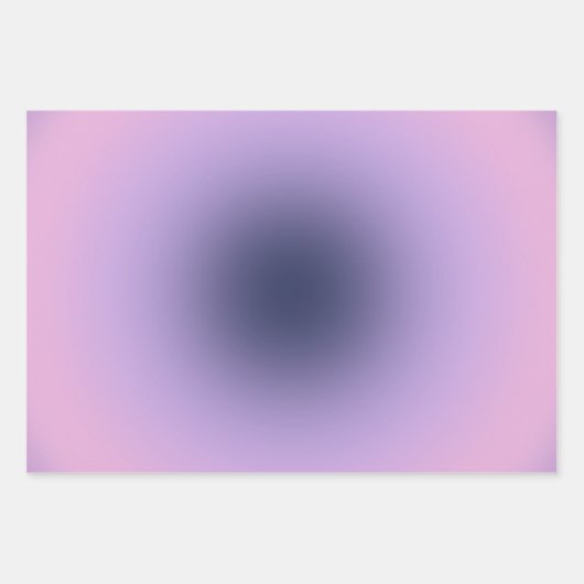 Retro Lavender Paarse gradiënt Inpakpapier Vel (Voorkant)