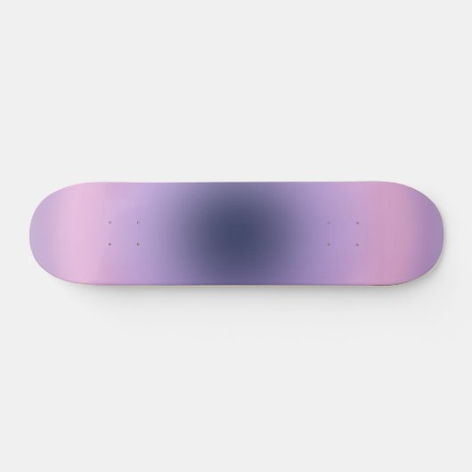 Retro Lavender Paarse gradiënt Persoonlijk Skateboard (Horizontaal)
