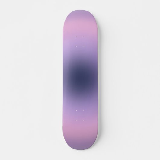 Retro Lavender Paarse gradiënt Persoonlijk Skateboard (Voorkant)