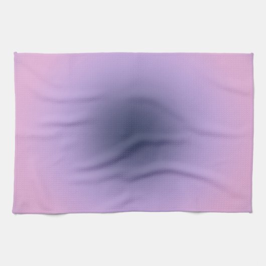 Retro Lavender Paarse gradiënt Theedoek (Horizontaal)