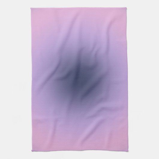 Retro Lavender Paarse gradiënt Theedoek (Verticaal)