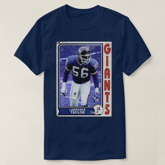 Retro Lawrence Taylor Trading d T-shirt (Design voorkant)