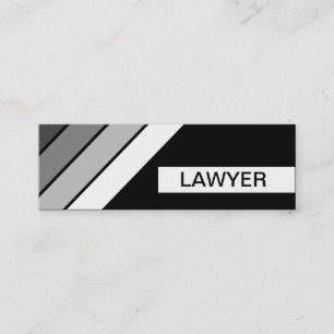 retro LAWYER Mini Visitekaartje