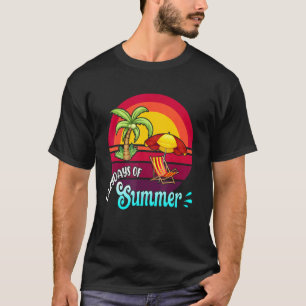  Retro Lazydays Familie zomervakantie T-shirt