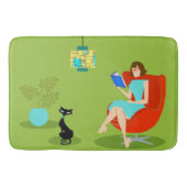 Retro Leading Woman Bath Mat (Voorkant)