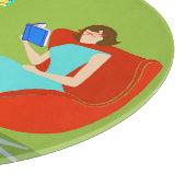 Retro Leading Woman Cutting Board Snijplank (Hoek)