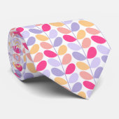 Retro Leaves 01 Stropdas (Opgerold)