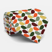 Retro Leaves 02 Stropdas (Opgerold)