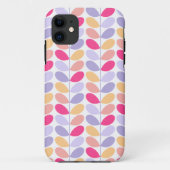 Retro Leaves Case-Mate iPhone Case (Achterkant)