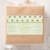 Retro Leaves Cosmetics DIY Dropper Flesetiket Etiket (Insitu)