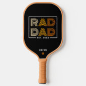 Retro Lees papa Pickleball Paddle (Achterkant)