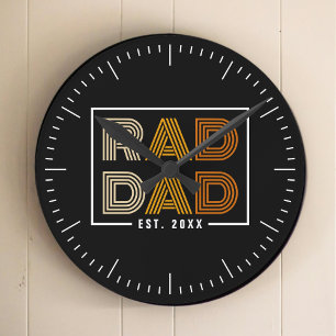 Retro Lees papa Ronde Klok