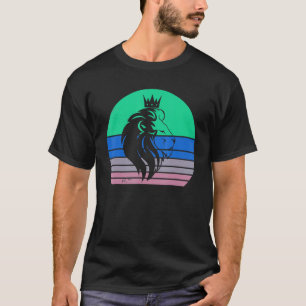 Retro Leeuw Vintage Leeuw Spiritueel Dier 70s 80 T-shirt