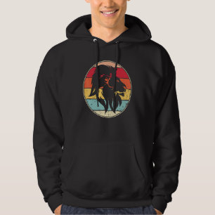 Retro Leeuw Vintage Leeuw Spiritueel Dier   80s 90 Hoodie