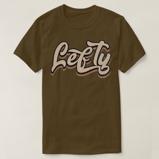 Retro Lefty T-shirt (Design voorkant)
