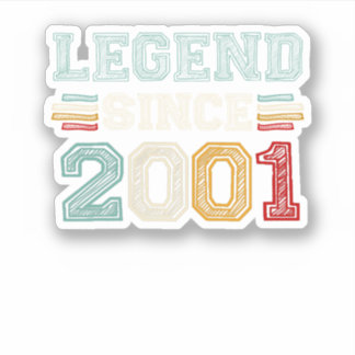 retro Legend sinds 2001 Sticker