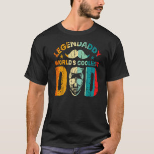 Retro Legendaddy Worlds koelste pap voor ledenaar T-shirt