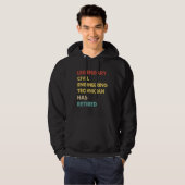 Retro Legendary Civil Engineering Technician Has R Hoodie (Voorkant volledig)