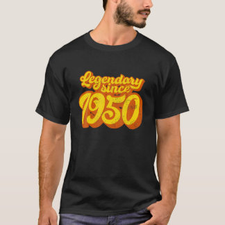 Retro Legendary sinds februari 1950 72 jaar oud 72 T-shirt