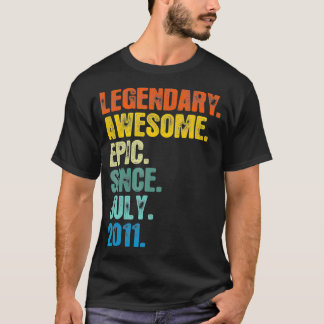Retro Legendary sinds juli 2011 T 10 Years old T-shirt