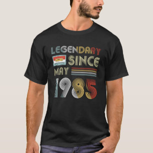 Retro Legendary sinds mei 1985 34e verjaardag T-shirt