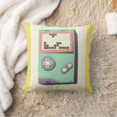 Retro LEGO Gameboy Throw Pillow – Fun Geeky Gift f Kussen (Deken)