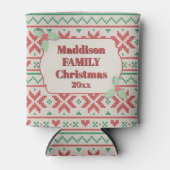 Retro lelijke kersttrui in off-white blikjeskoeler (Voorkant)