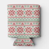 Retro lelijke kersttrui in off-white blikjeskoeler (Achterkant)