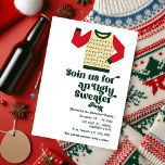 Retro Lelijke trui Kerstfeest Kaart<br><div class="desc">Vier het vakantieseizoen met een vleugje nostalgische charme met behulp van deze feestelijke retro-trui-feestuitnodiging. Het levendige ontwerp heeft klassieke lelijke truitjespatronen, die plezier en eigenzinnigheid brengen tijdens uw kerstviering. Perfect voor het verspreiden van feestvreugde en het krijgen van iedereen enthousiast over uw evenement, deze uitnodiging zet de toon voor een...</div>