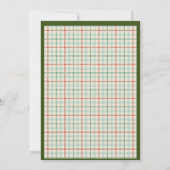 Retro Lelijke trui Kerstfeest Kaart (Achterkant)