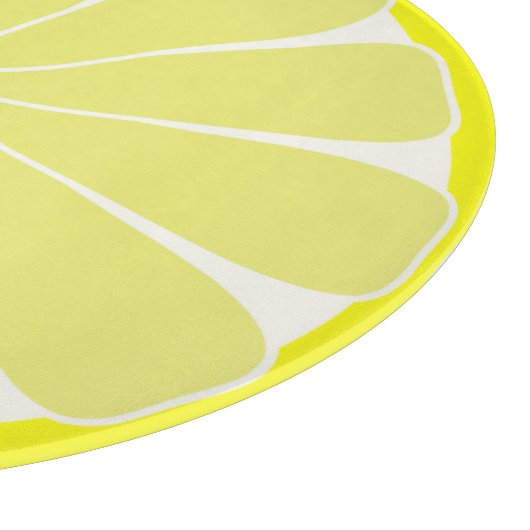 Retro Lemon Fruit Kitchen Cutting Board Gift Snijplank (Hoek)