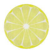 Retro Lemon Fruit Kitchen Cutting Board Gift Snijplank (Voorkant)