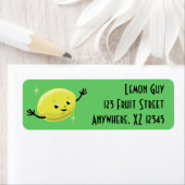 Retro Lemon Guy Etiket (Insitu)