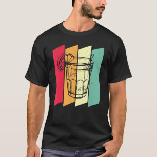 Retro Lemonade Lemons Straw - koude limonade T-shirt