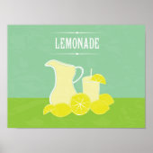 Retro Lemonade Poster (Voorkant)