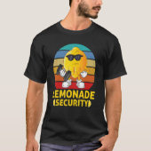 Retro Lemonade Security Lemonade Lemon Stand Secu T-shirt (Voorkant)