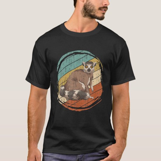 Retro Lemur T-shirt (Voorkant)