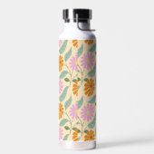 Retro lente bloemen waterfles (Links)