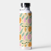 Retro lente bloemen waterfles (Rechts)