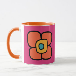 Retro Lente Bloesem Mok