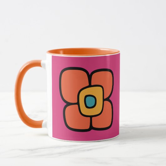 Retro Lente Bloesem Mok (Links)