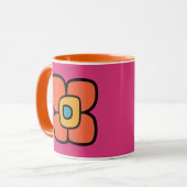 Retro Lente Bloesem Mok (Voorkant links)