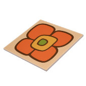 Retro Lente Bloesem Tegeltje (Zijkant)