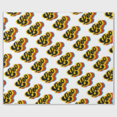 Retro  Leo Cadeaupapier (Vlak)