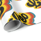 Retro  Leo Cadeaupapier (Rol Hoek)