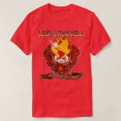 Retro Leon Russell Tour Eagle Design T-shirt (Design voorkant)