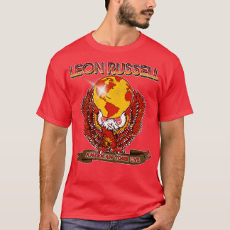 Retro Leon Russell Tour Eagle Design T-shirt