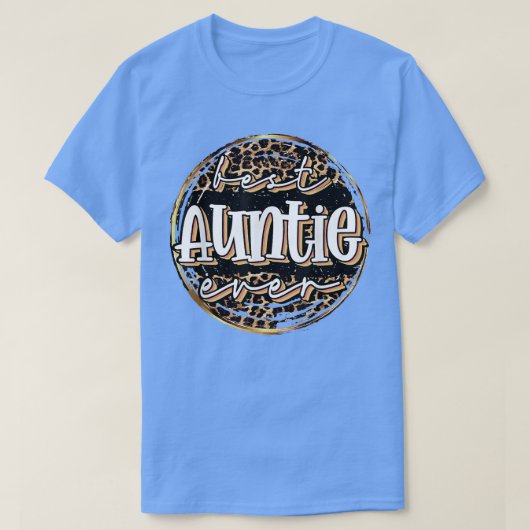 Retro Leopard Best tante Ever BAE Sisters Aunts G T-shirt (Design voorkant)